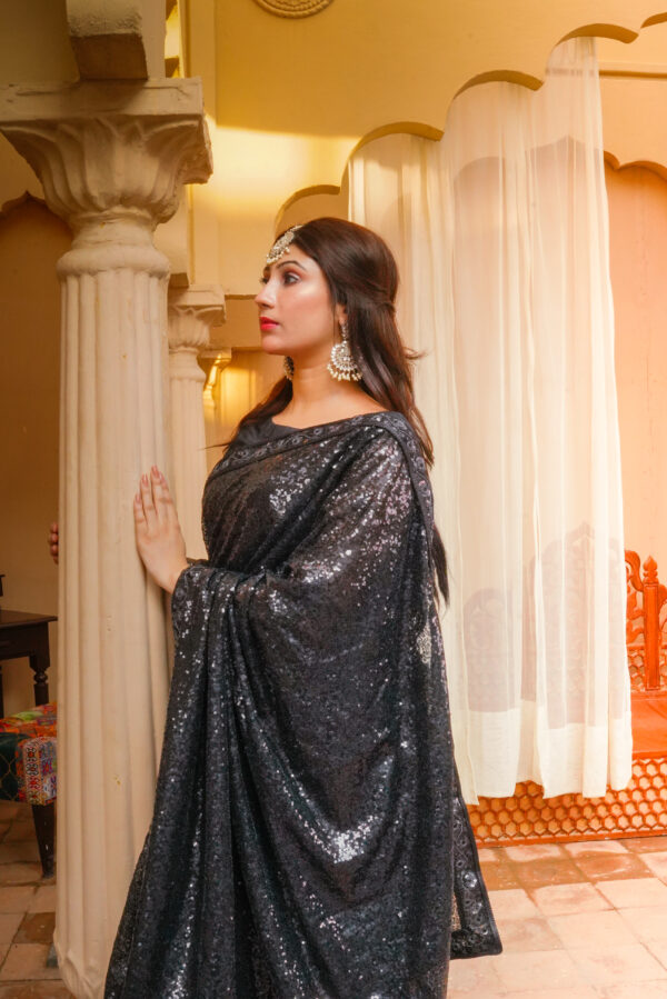 High Quality Black Saree