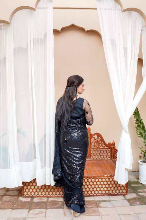 High Quality Black Saree