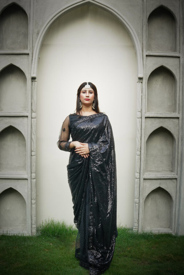 High Quality Black Saree